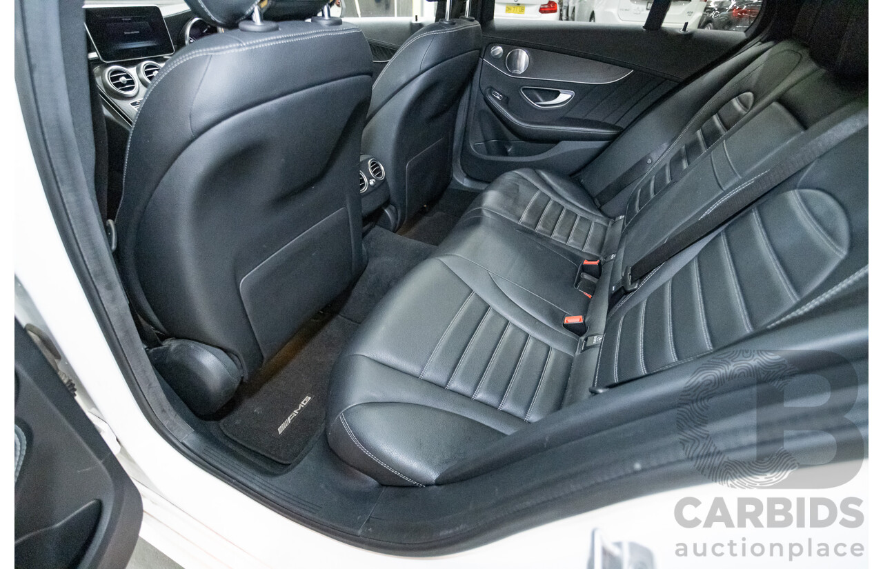 9/2014 Mercedes-Benz C250 AMG Line 205 4D Sedan Polar White Turbo 2.0L