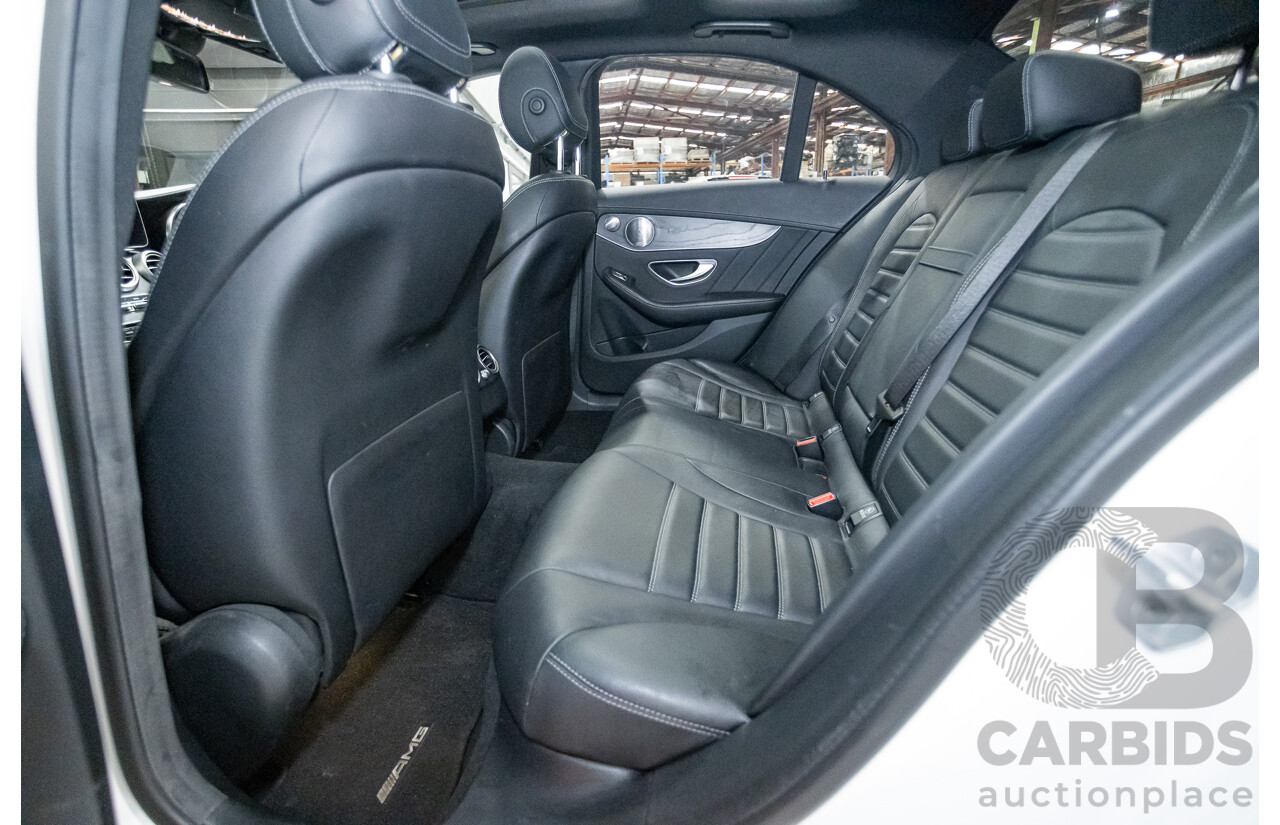 9/2014 Mercedes-Benz C250 AMG Line 205 4D Sedan Polar White Turbo 2.0L