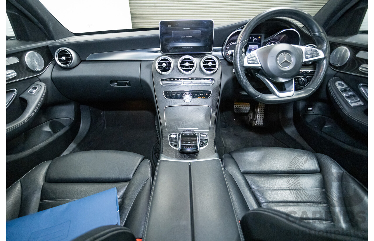 9/2014 Mercedes-Benz C250 AMG Line 205 4D Sedan Polar White Turbo 2.0L