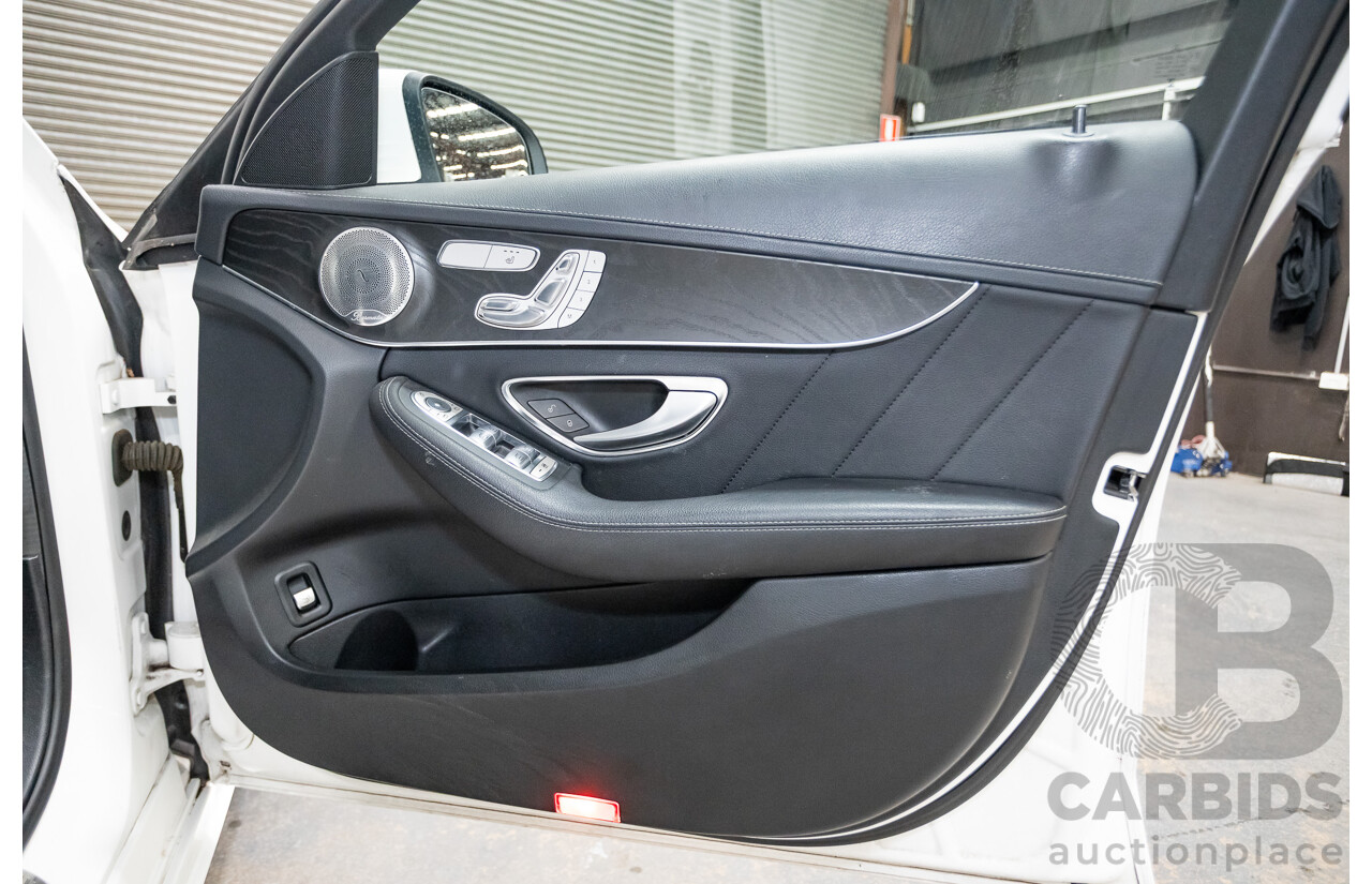 9/2014 Mercedes-Benz C250 AMG Line 205 4D Sedan Polar White Turbo 2.0L