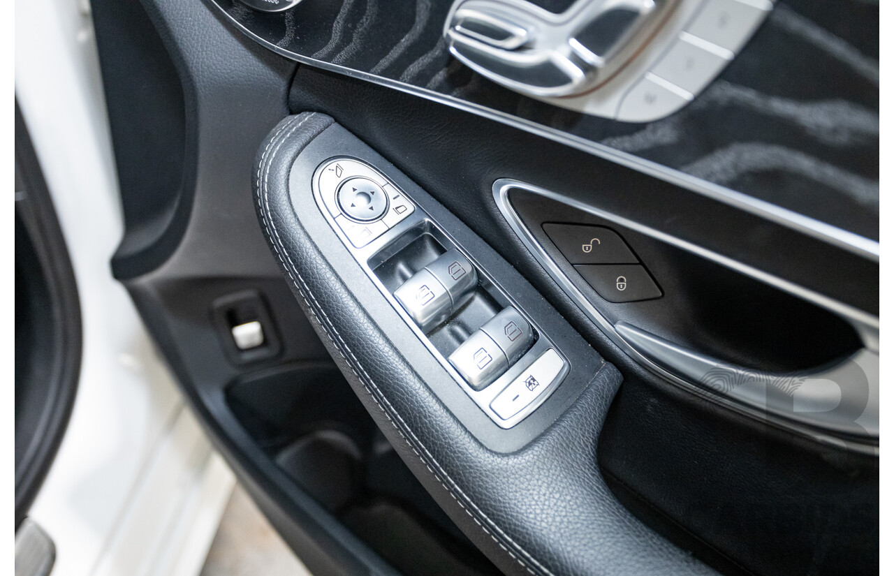 9/2014 Mercedes-Benz C250 AMG Line 205 4D Sedan Polar White Turbo 2.0L