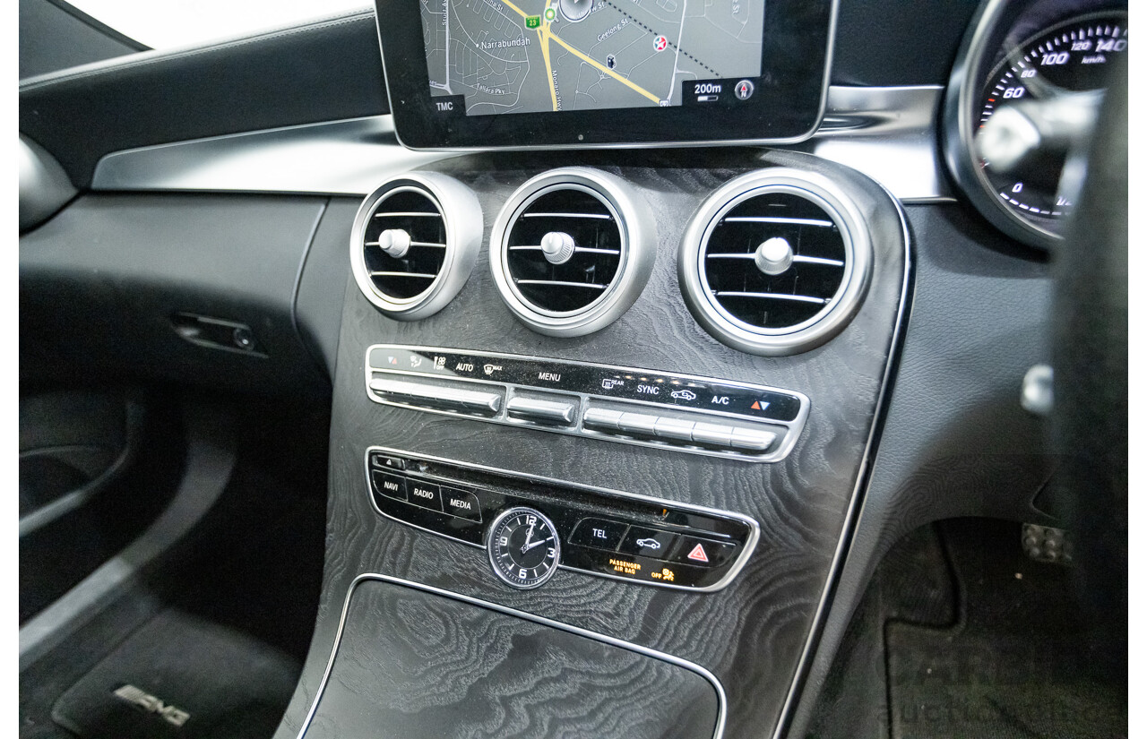 9/2014 Mercedes-Benz C250 AMG Line 205 4D Sedan Polar White Turbo 2.0L