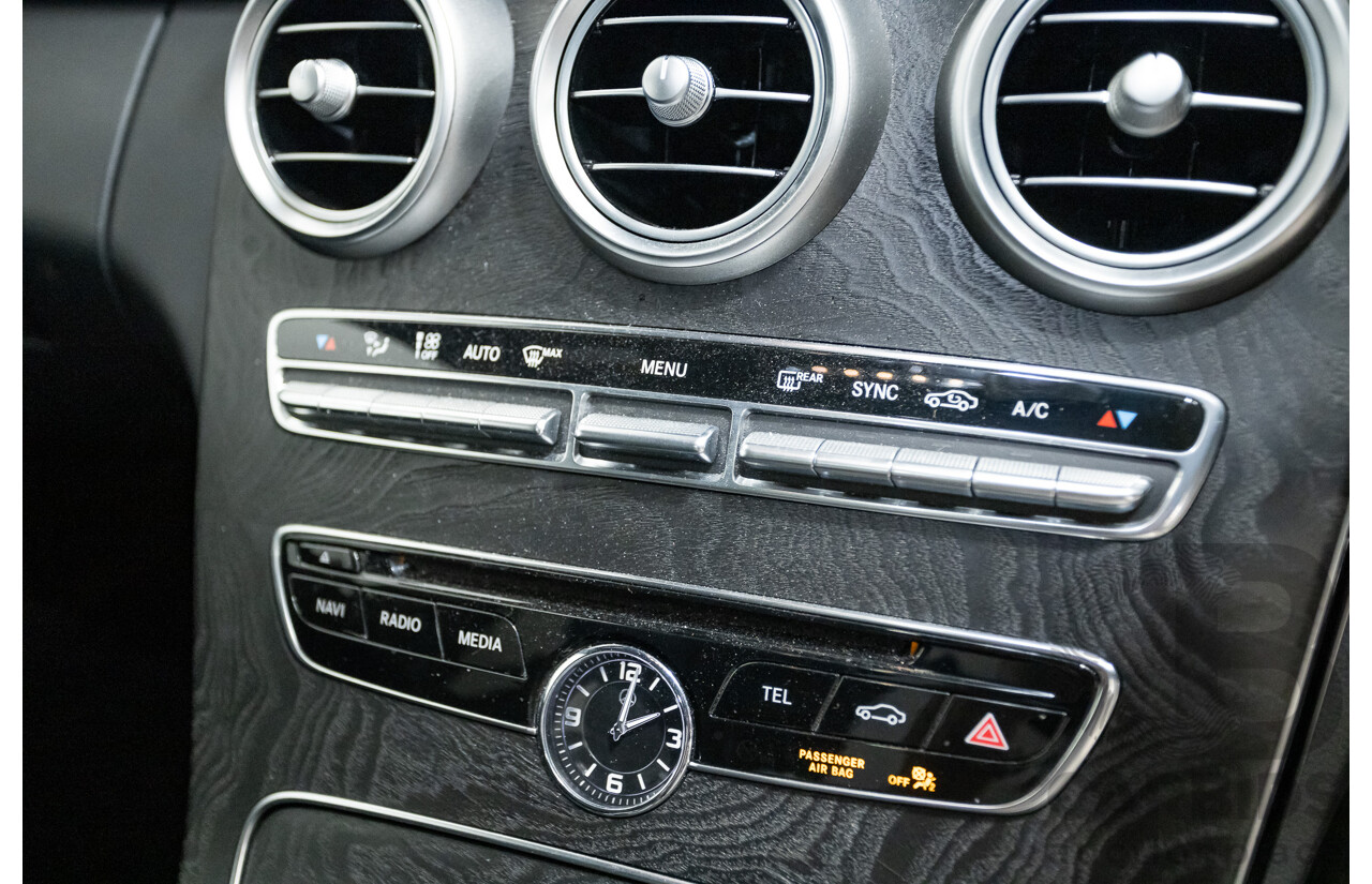 9/2014 Mercedes-Benz C250 AMG Line 205 4D Sedan Polar White Turbo 2.0L