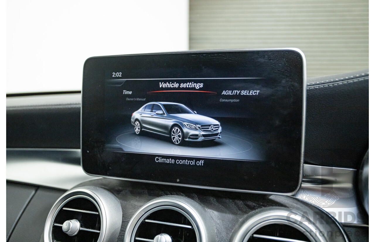 9/2014 Mercedes-Benz C250 AMG Line 205 4D Sedan Polar White Turbo 2.0L