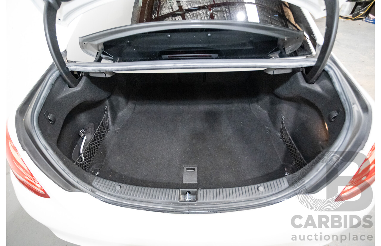 9/2014 Mercedes-Benz C250 AMG Line 205 4D Sedan Polar White Turbo 2.0L