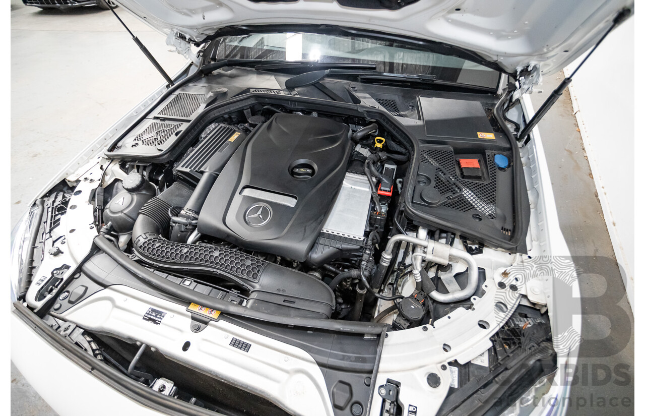 9/2014 Mercedes-Benz C250 AMG Line 205 4D Sedan Polar White Turbo 2.0L