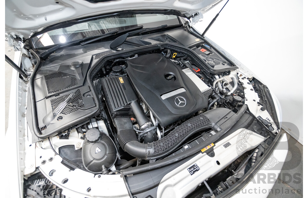 9/2014 Mercedes-Benz C250 AMG Line 205 4D Sedan Polar White Turbo 2.0L