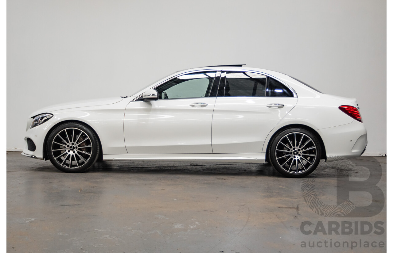 9/2014 Mercedes-Benz C250 AMG Line 205 4D Sedan Polar White Turbo 2.0L