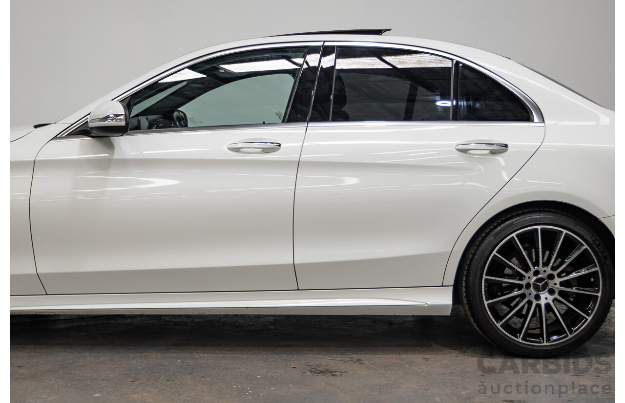 9/2014 Mercedes-Benz C250 AMG Line 205 4D Sedan Polar White Turbo 2.0L