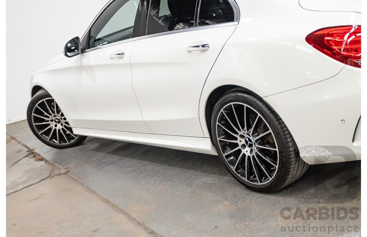 9/2014 Mercedes-Benz C250 AMG Line 205 4D Sedan Polar White Turbo 2.0L