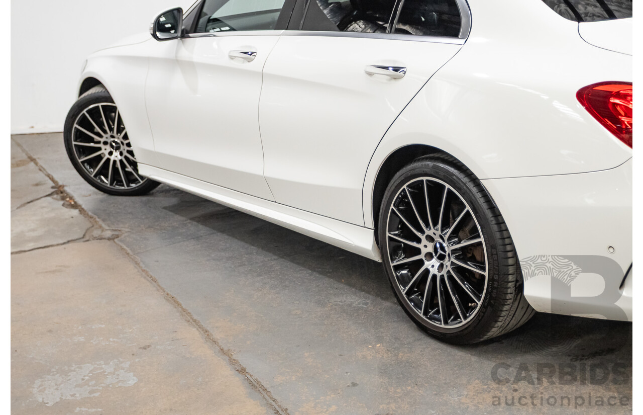 9/2014 Mercedes-Benz C250 AMG Line 205 4D Sedan Polar White Turbo 2.0L