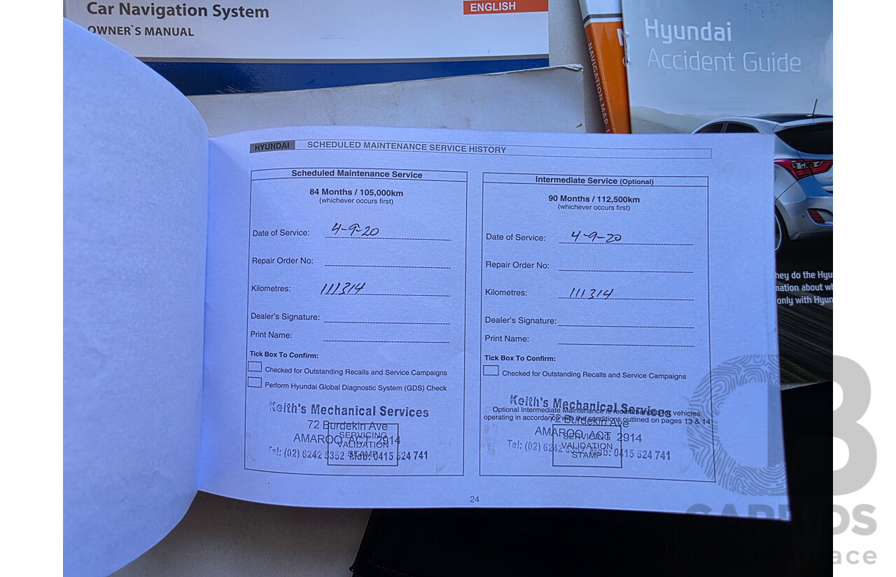 04/2015 Hyundai Santa Fe Highlander CRDi (AWD) DM MY15 4D Wagon White Turbo Diesel 2.2L