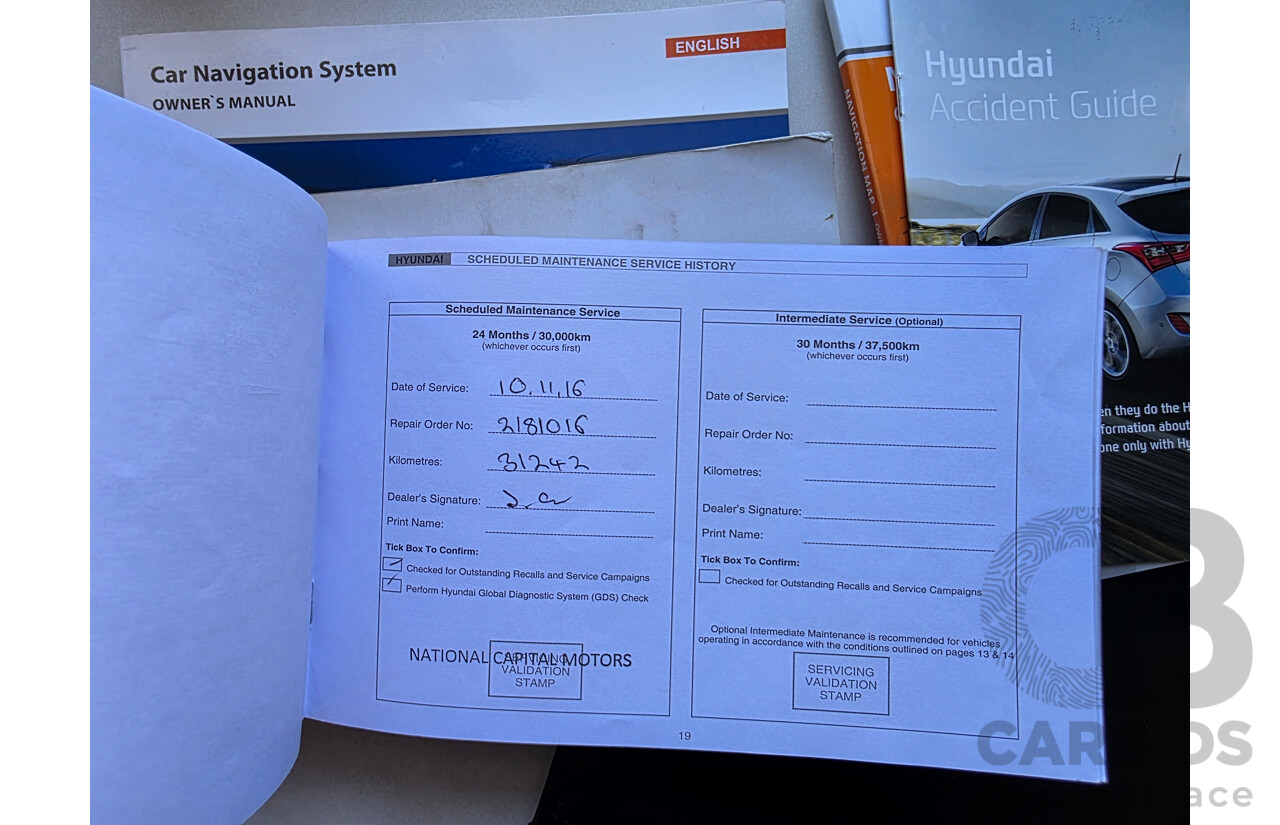 04/2015 Hyundai Santa Fe Highlander CRDi (AWD) DM MY15 4D Wagon White Turbo Diesel 2.2L