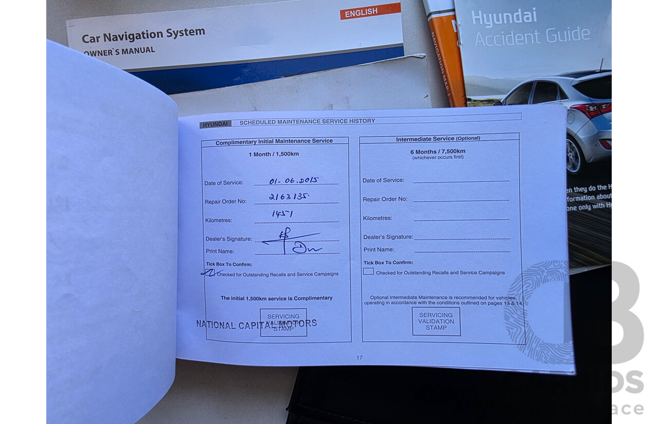 04/2015 Hyundai Santa Fe Highlander CRDi (AWD) DM MY15 4D Wagon White Turbo Diesel 2.2L