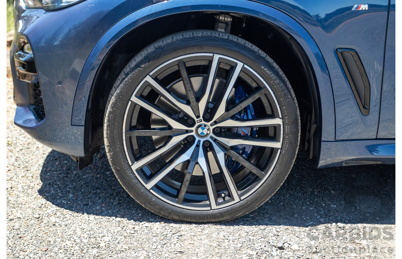09/2019 BMW X5 xDrive30d M-Sport Performance Package (4x4) MY20 G05 4d Wagon Phytonic Blue Metallic Turbo Diesel 3.0L