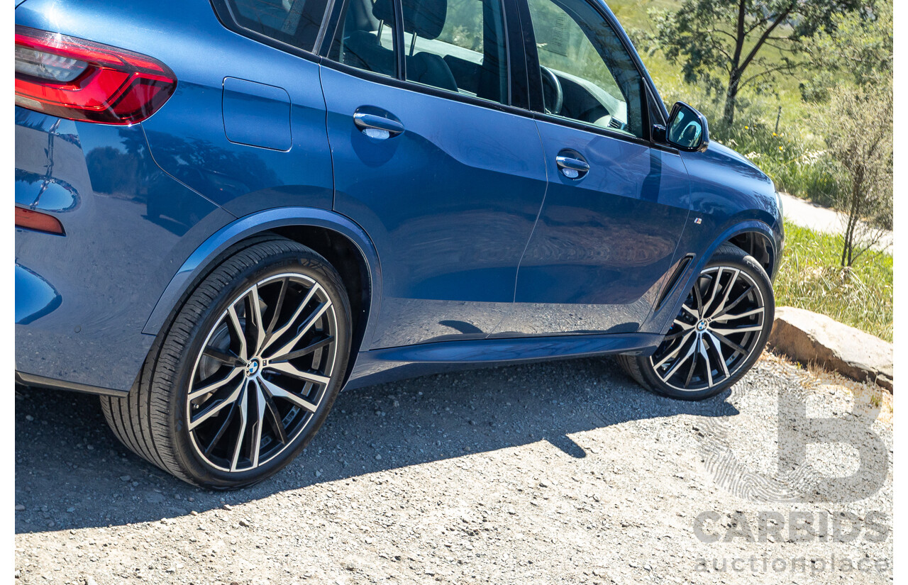 09/2019 BMW X5 xDrive30d M-Sport Performance Package (4x4) MY20 G05 4d Wagon Phytonic Blue Metallic Turbo Diesel 3.0L