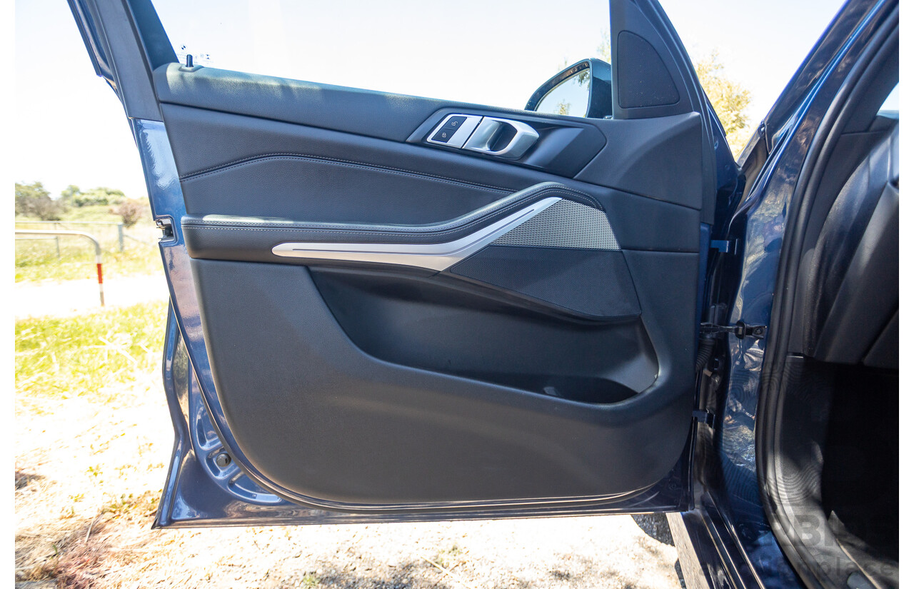 09/2019 BMW X5 xDrive30d M-Sport Performance Package (4x4) MY20 G05 4d Wagon Phytonic Blue Metallic Turbo Diesel 3.0L