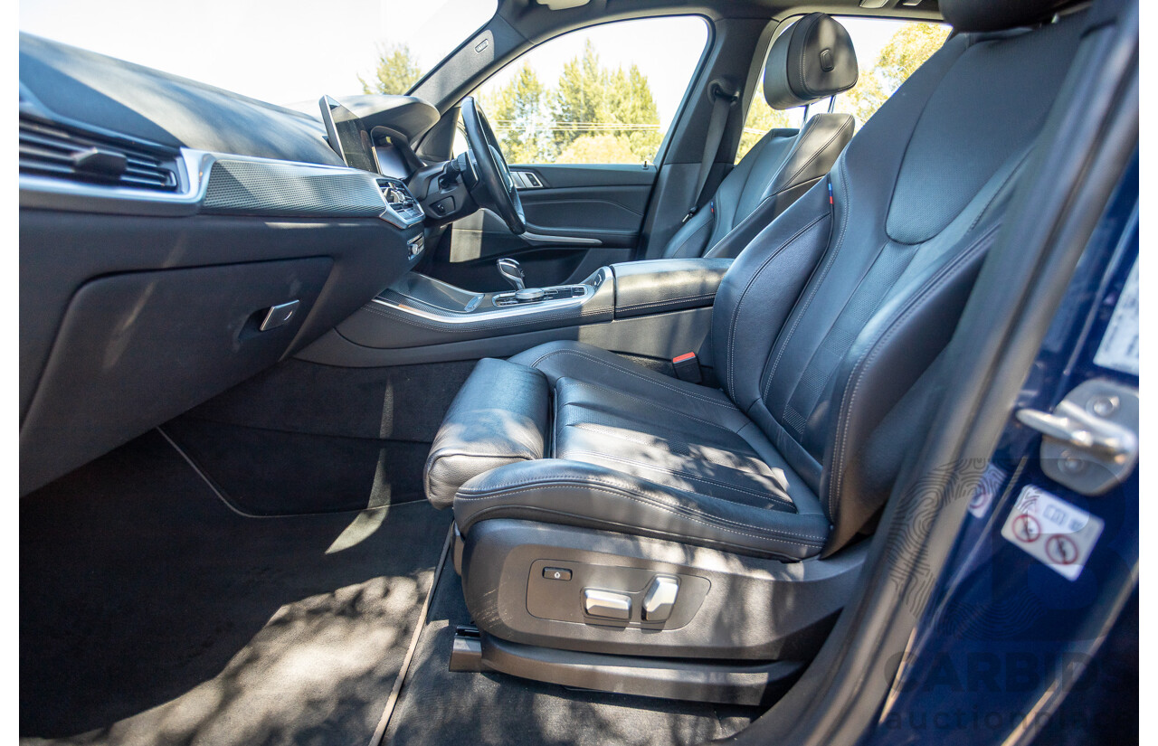 09/2019 BMW X5 xDrive30d M-Sport Performance Package (4x4) MY20 G05 4d Wagon Phytonic Blue Metallic Turbo Diesel 3.0L