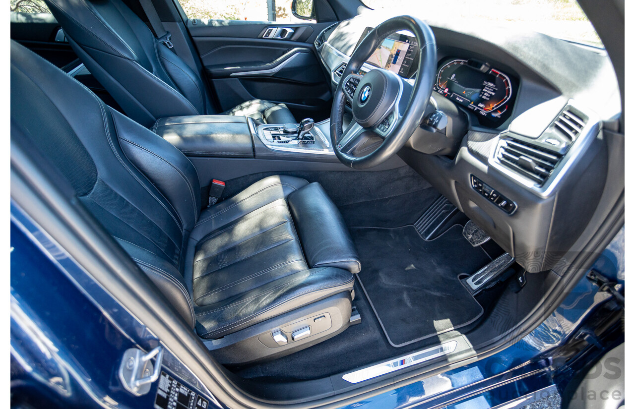 09/2019 BMW X5 xDrive30d M-Sport Performance Package (4x4) MY20 G05 4d Wagon Phytonic Blue Metallic Turbo Diesel 3.0L