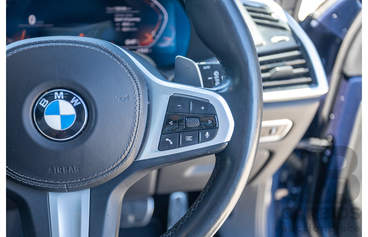 09/2019 BMW X5 xDrive30d M-Sport Performance Package (4x4) MY20 G05 4d Wagon Phytonic Blue Metallic Turbo Diesel 3.0L