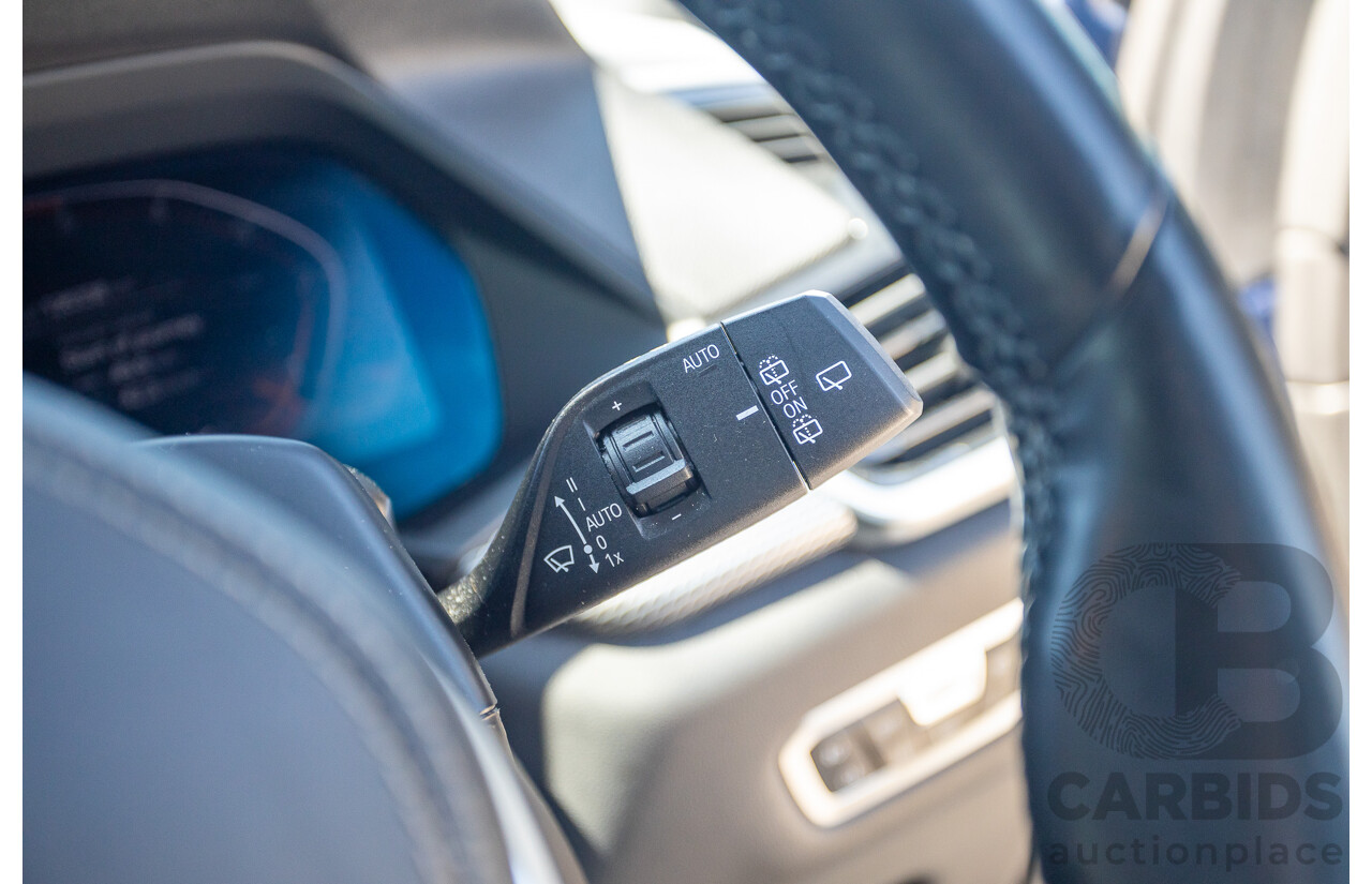 09/2019 BMW X5 xDrive30d M-Sport Performance Package (4x4) MY20 G05 4d Wagon Phytonic Blue Metallic Turbo Diesel 3.0L