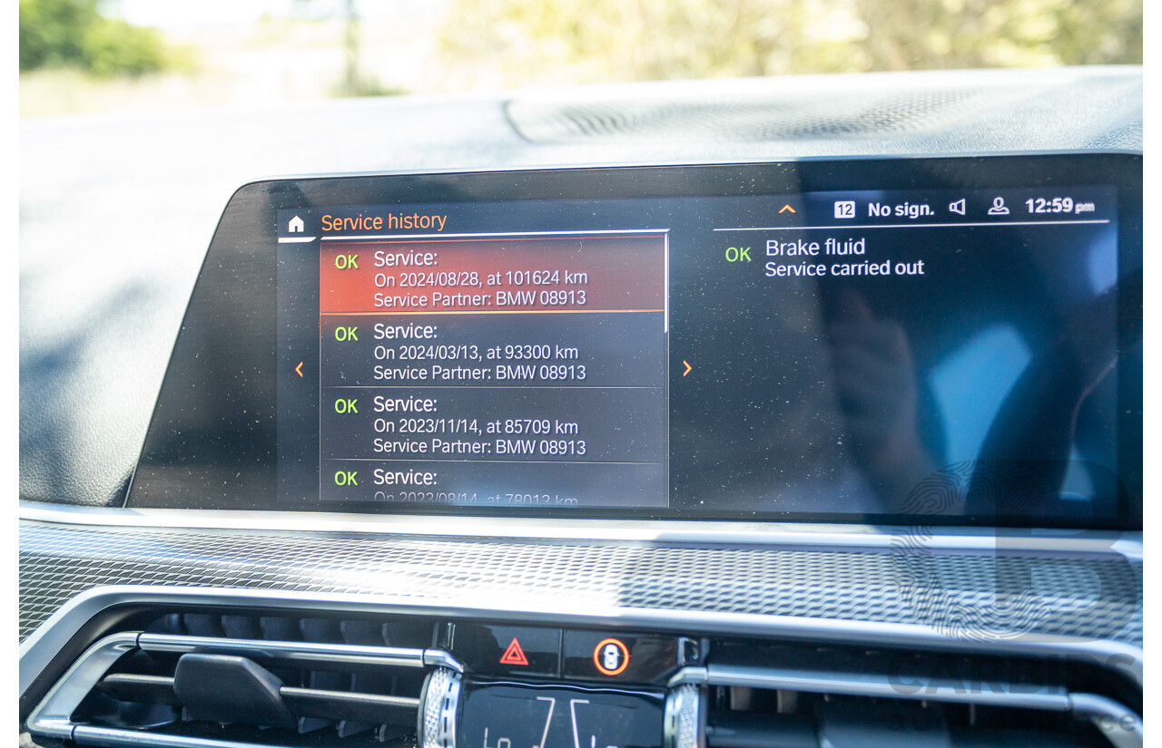 09/2019 BMW X5 xDrive30d M-Sport Performance Package (4x4) MY20 G05 4d Wagon Phytonic Blue Metallic Turbo Diesel 3.0L