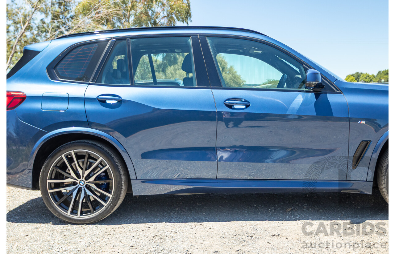 09/2019 BMW X5 xDrive30d M-Sport Performance Package (4x4) MY20 G05 4d Wagon Phytonic Blue Metallic Turbo Diesel 3.0L