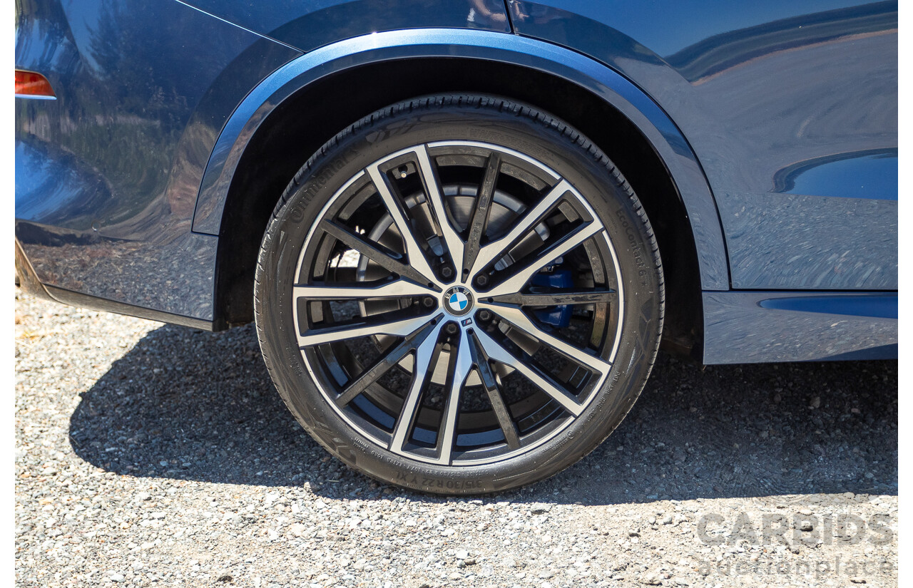 09/2019 BMW X5 xDrive30d M-Sport Performance Package (4x4) MY20 G05 4d Wagon Phytonic Blue Metallic Turbo Diesel 3.0L