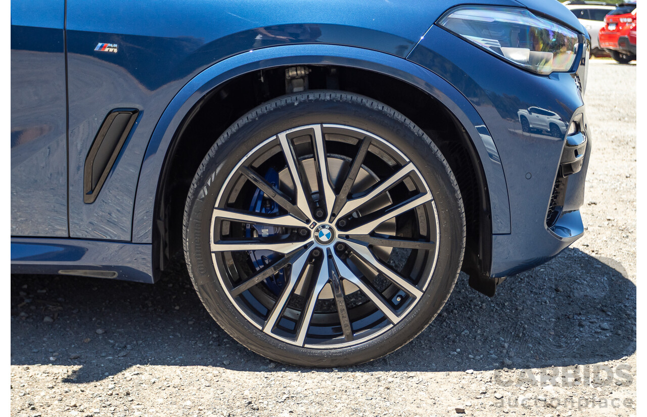 09/2019 BMW X5 xDrive30d M-Sport Performance Package (4x4) MY20 G05 4d Wagon Phytonic Blue Metallic Turbo Diesel 3.0L