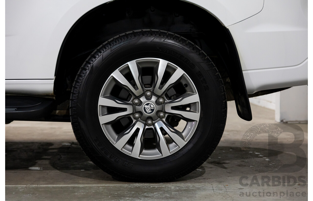 01/2017 Holden Trailblazer LTZ (4x4) RG MY17 4d Wagon Summit White Turbo Diesel 2.8L