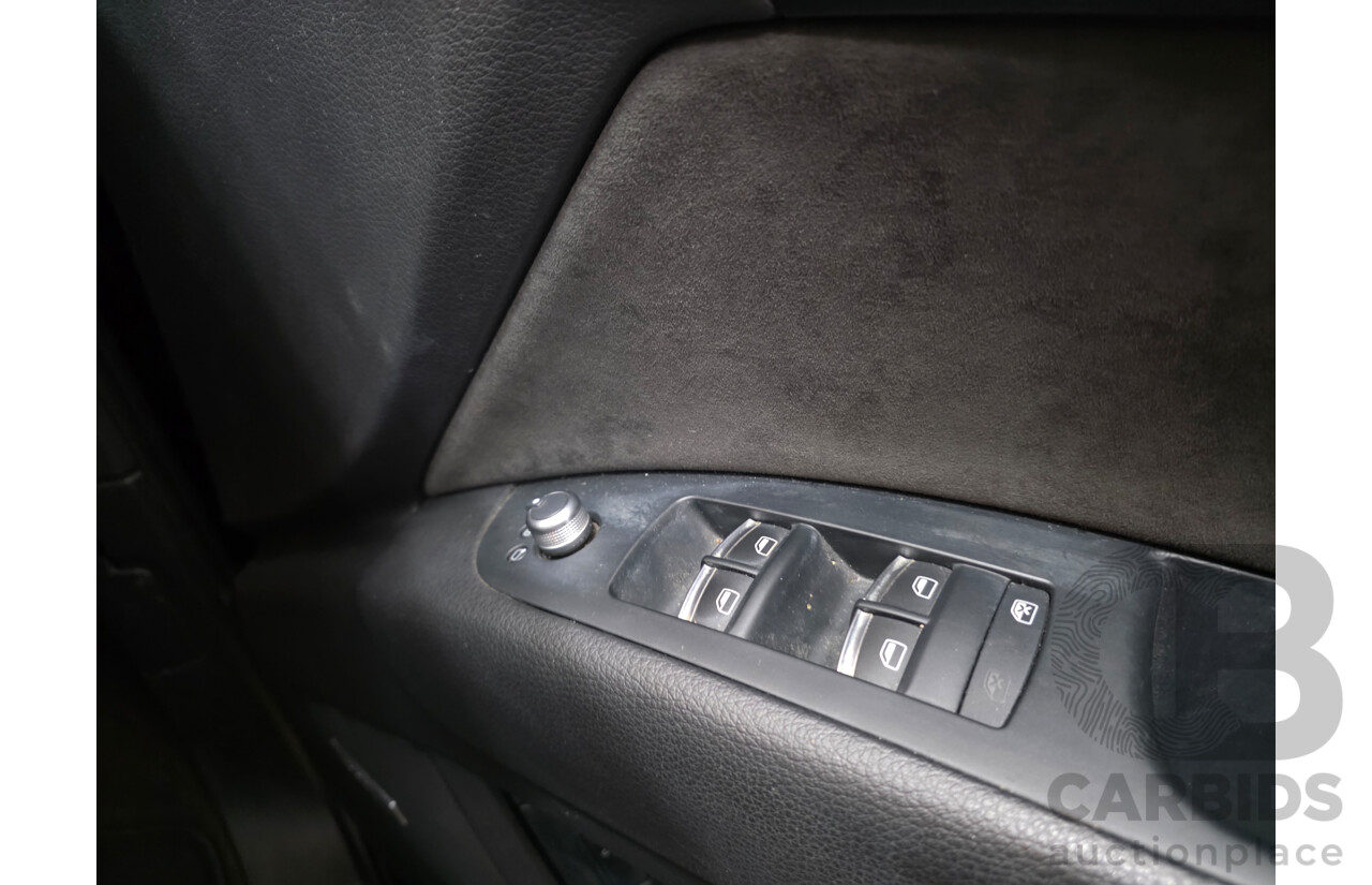 04/2014 Audi Q7 3.0 TDI S-Line Quattro (AWD) MY14 4D Wagon Black Turbo Diesel 3.0L (180kW) - 7 Seats