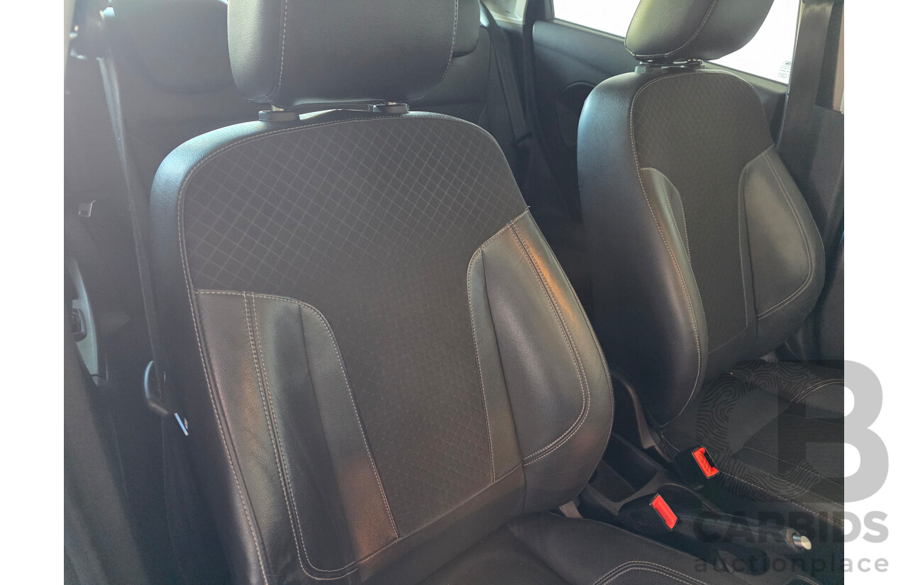 1/2014 Ford Fiesta Sport WZ 5d Hatchback Blue Turbo 1.0L