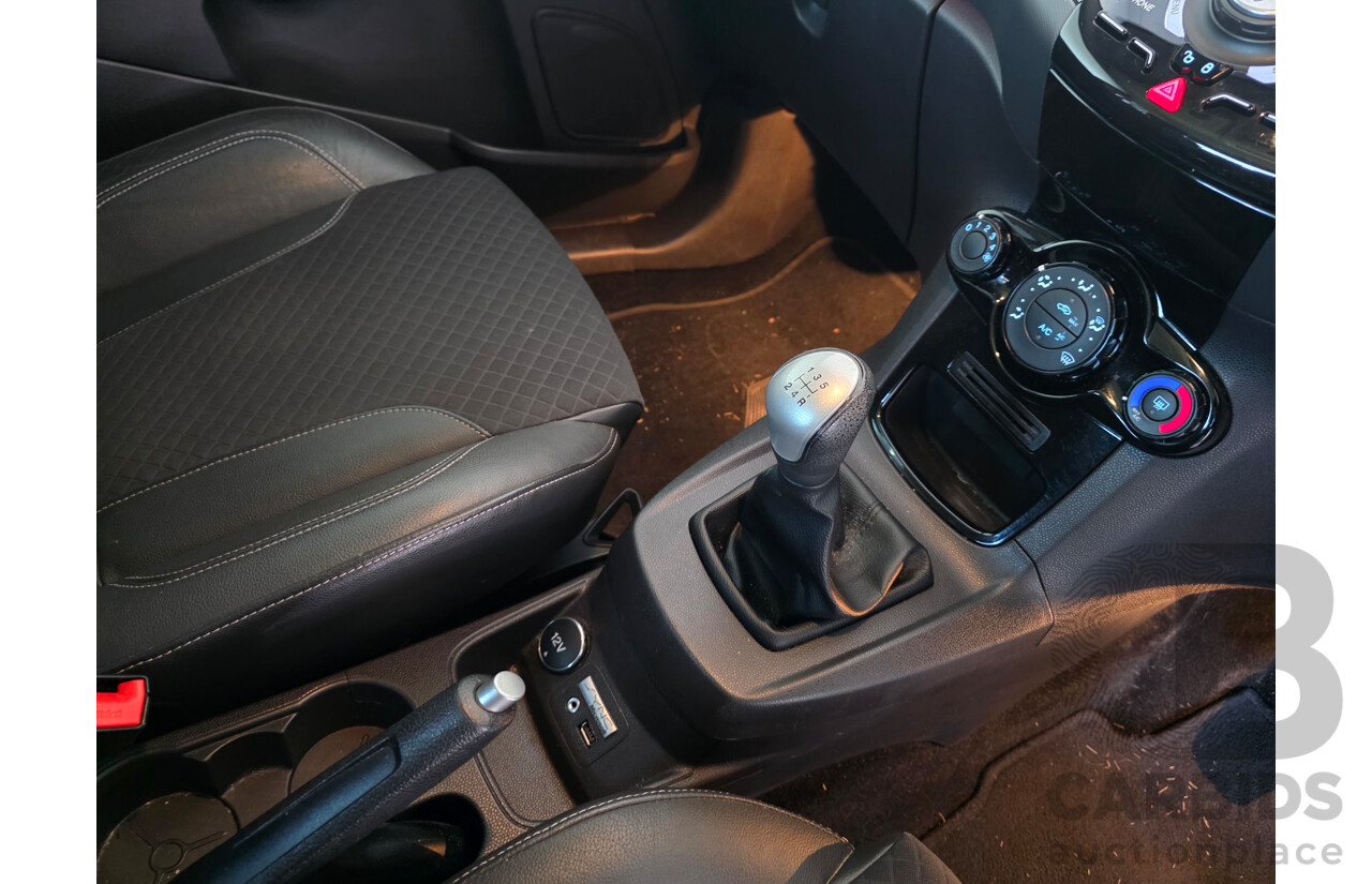 1/2014 Ford Fiesta Sport WZ 5d Hatchback Blue Turbo 1.0L