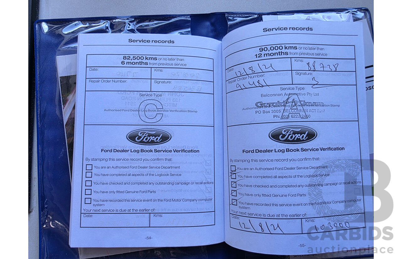 1/2014 Ford Fiesta Sport WZ 5d Hatchback Blue Turbo 1.0L