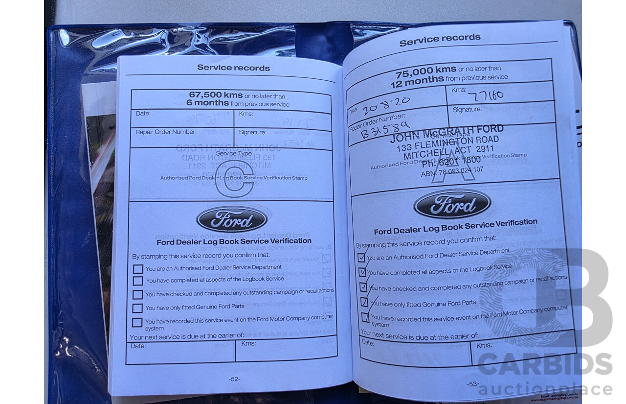 1/2014 Ford Fiesta Sport WZ 5d Hatchback Blue Turbo 1.0L