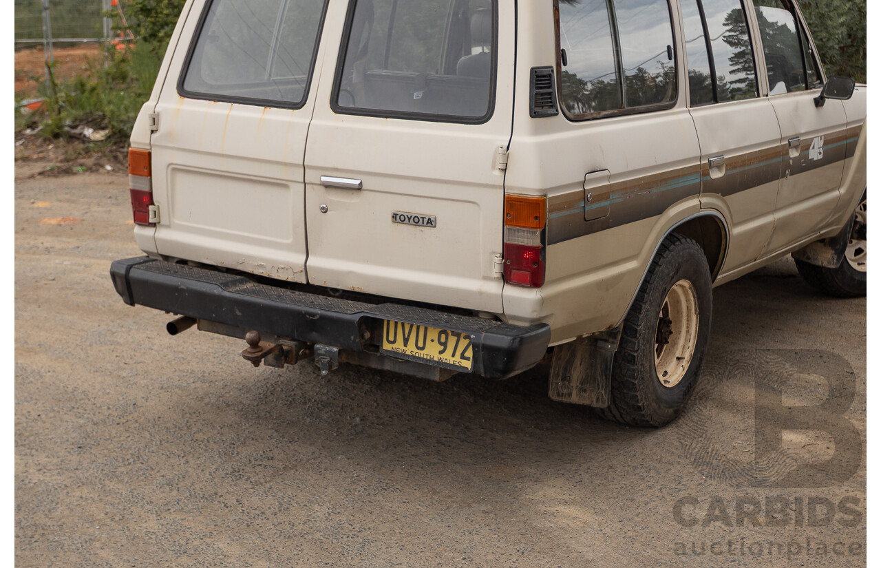 1/1981 Toyota Landcruiser Standard FJ60RV (4x4) 4d Wagon Beige 4.2L