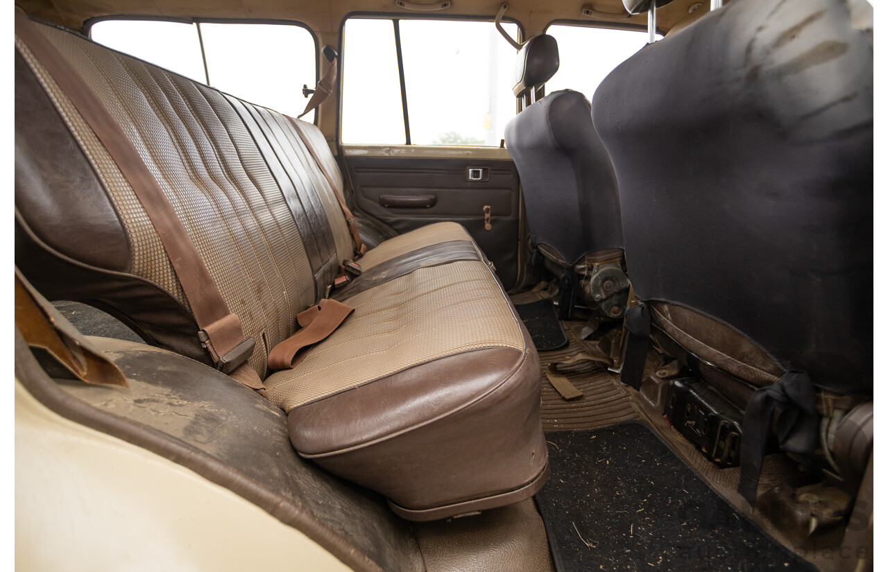 1/1981 Toyota Landcruiser Standard FJ60RV (4x4) 4d Wagon Beige 4.2L