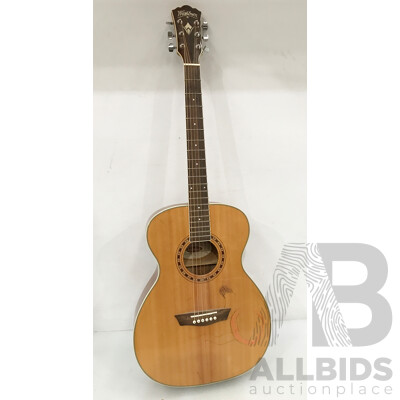 Washburn Natural Folk Acoustic Guitar