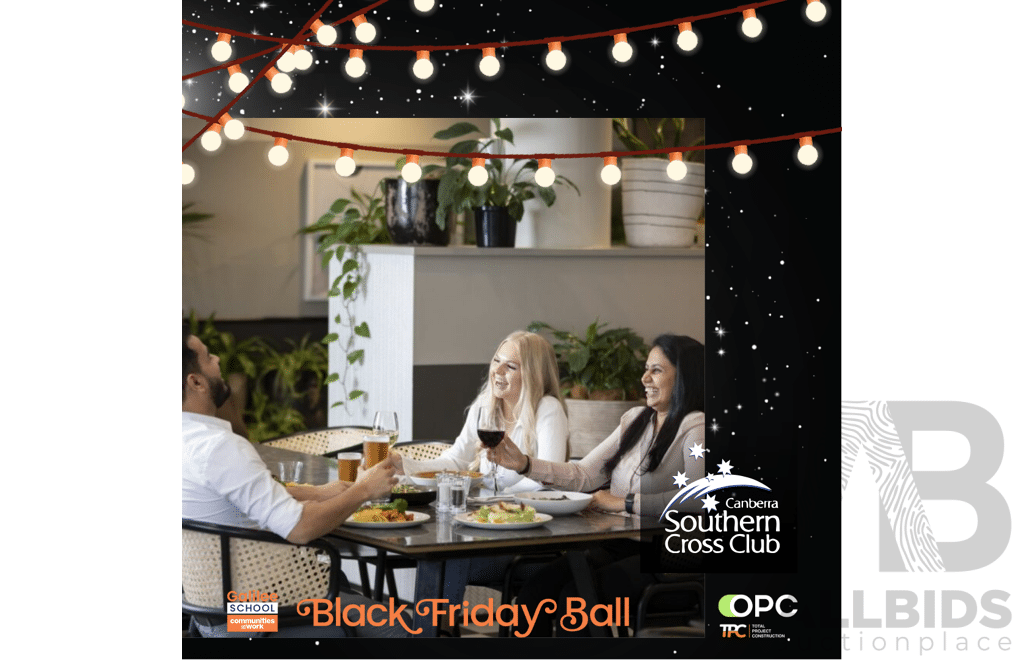 L5 - Canberra Southern Cross Club - Dining Voucher. Valued at $700