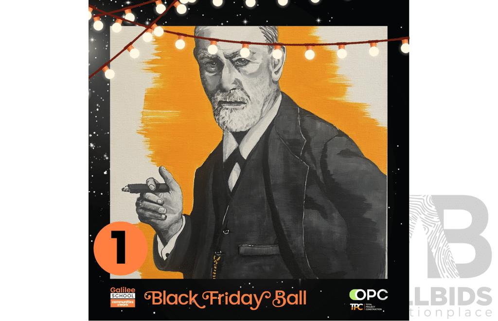 L21 - 'Sigmund' Art On Canvas By Michelle Raap