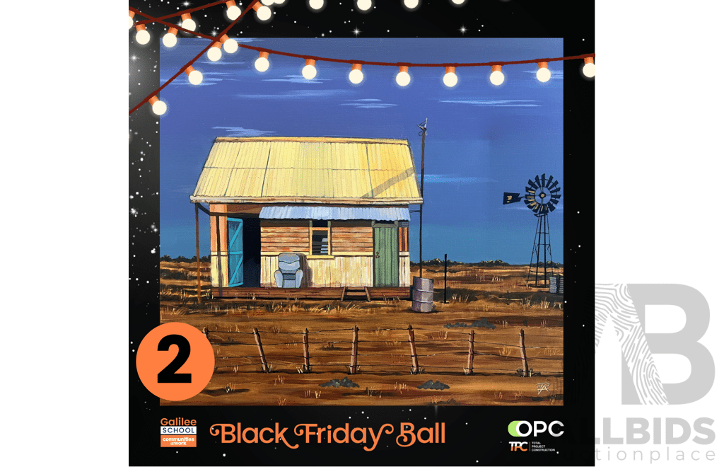 L22 - 'Outback Dream' Art On Canvas By Michelle Raap