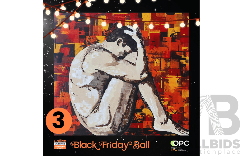 L23 - 'Heartbreak' Art On Canvas By Michelle Raap