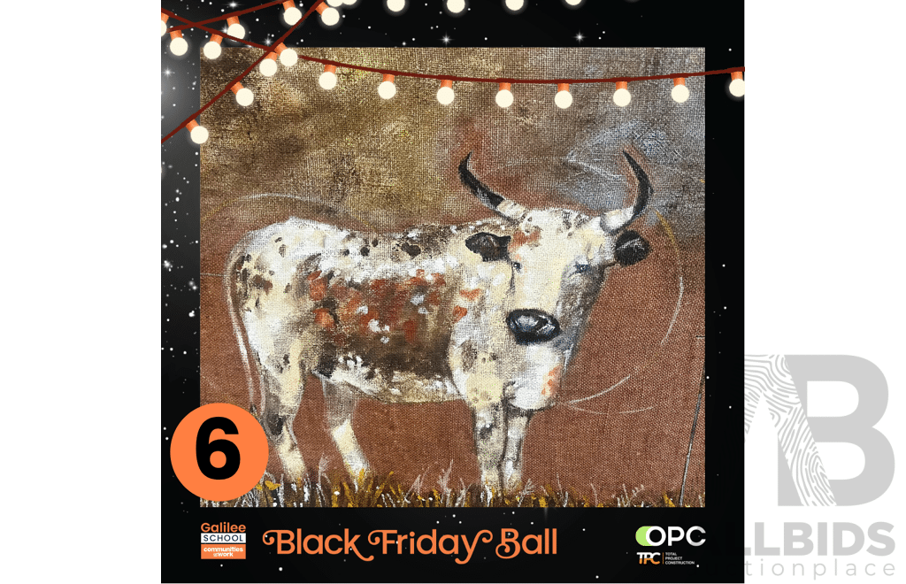 L26 - 'The Ram' Art On Canvas By Michelle Raap