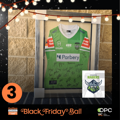 2025 WRL Canberra Raiders Framed and Team - Signed Jersey