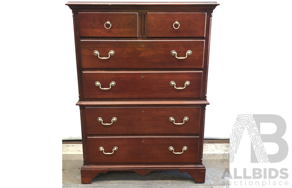 Drexel Heritage Tallboy Chest of Drawers