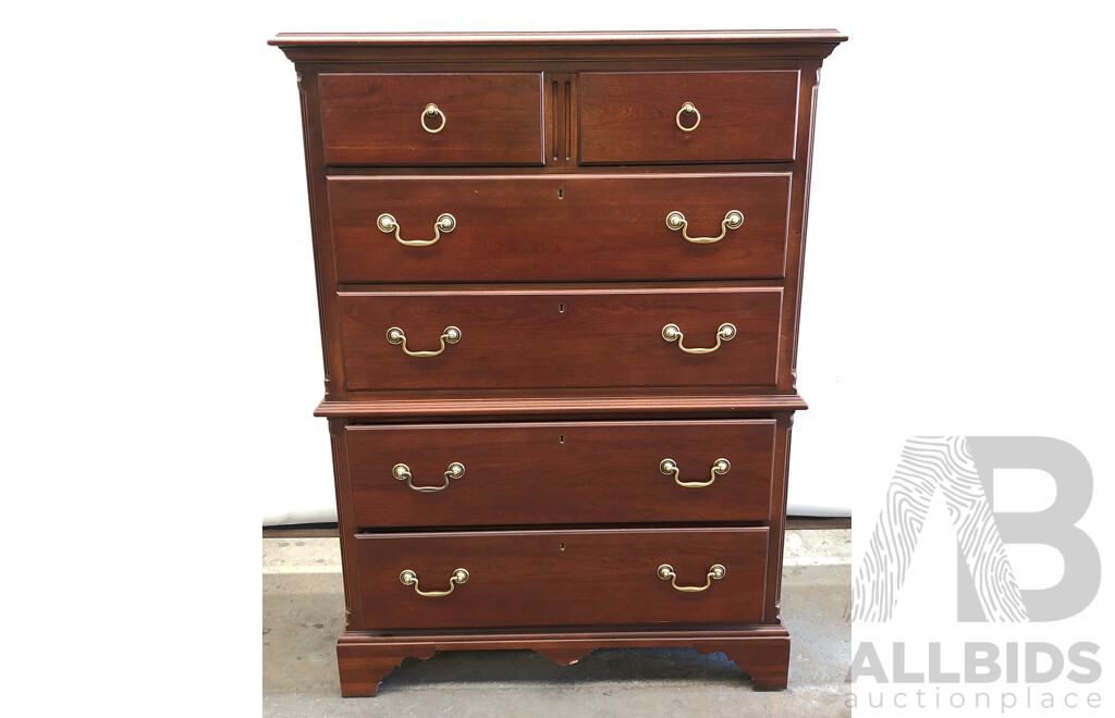 Drexel Heritage Tallboy Chest of Drawers