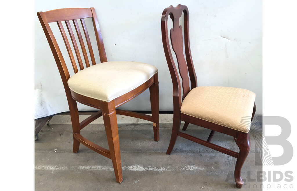 Thomasville Kitchen Stool and Drexel Heritage Dining Chair