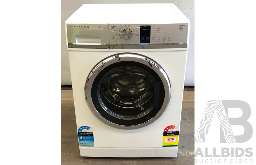 Fisher & Paykel Quick Smart 7.5 Kg Front Loader Washing Machine
