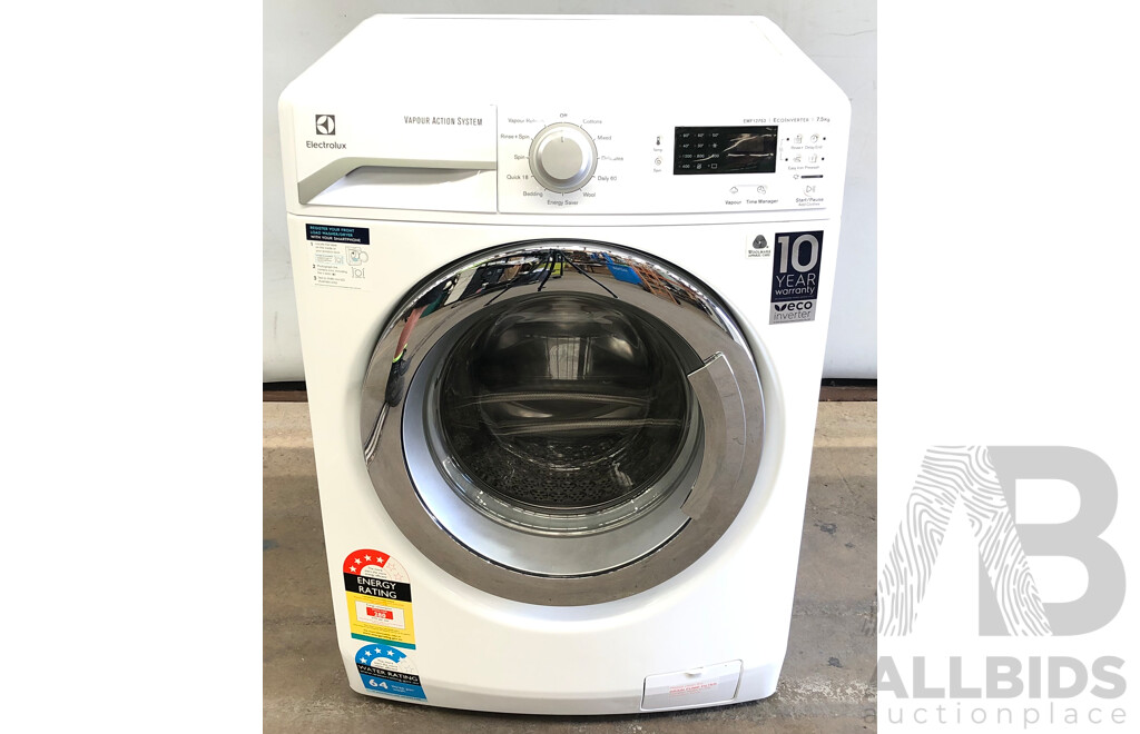 Electrolux 7.5kg Vapour Action System Front Load Washing Machine with Sensor Wash
