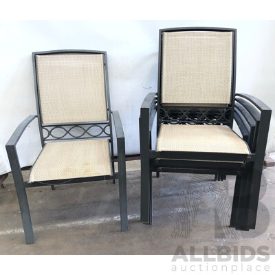 Shelta Outdoor Dining Chairs - Lot of Six